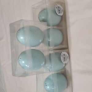 3 Sets. Salt & Pepper Shakers.